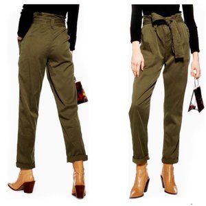 Topshop Paperbag Cargo Pants